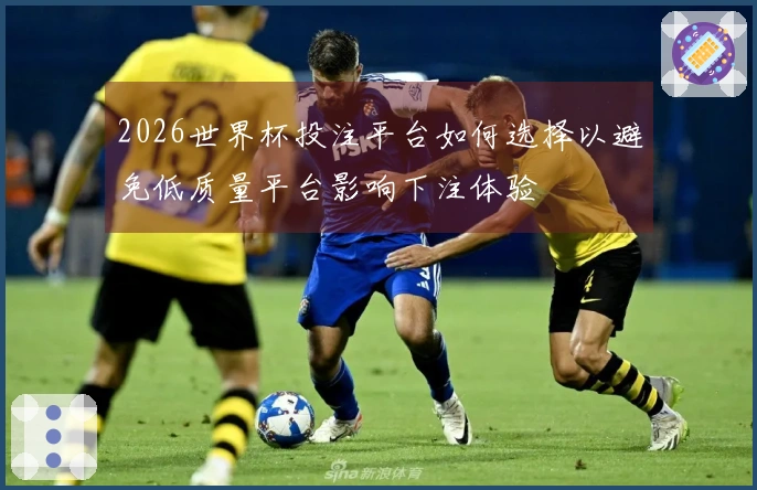 2026世界杯投注平台如何选择以避免低质量平台影响下注体验