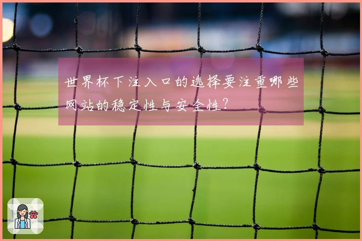 世界杯下注入口的选择要注重哪些网站的稳定性与安全性？