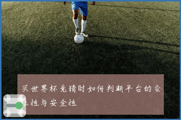 买世界杯竞猜时如何判断平台的合法性与安全性